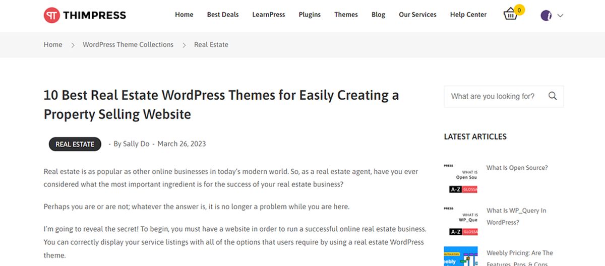 What is Page in WordPress? 4 A Post of ThimPress: What is Page?