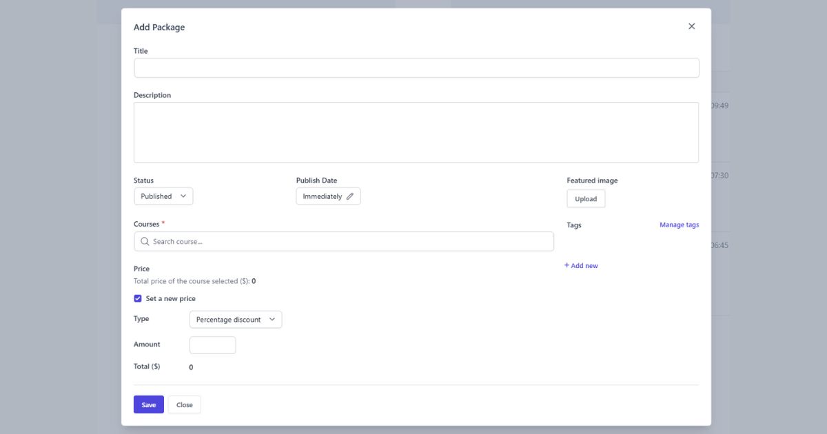 New Eduma Perks: Bonus Upsell Add-on with New Layouts 8 Create Packages using UpSell Add-on