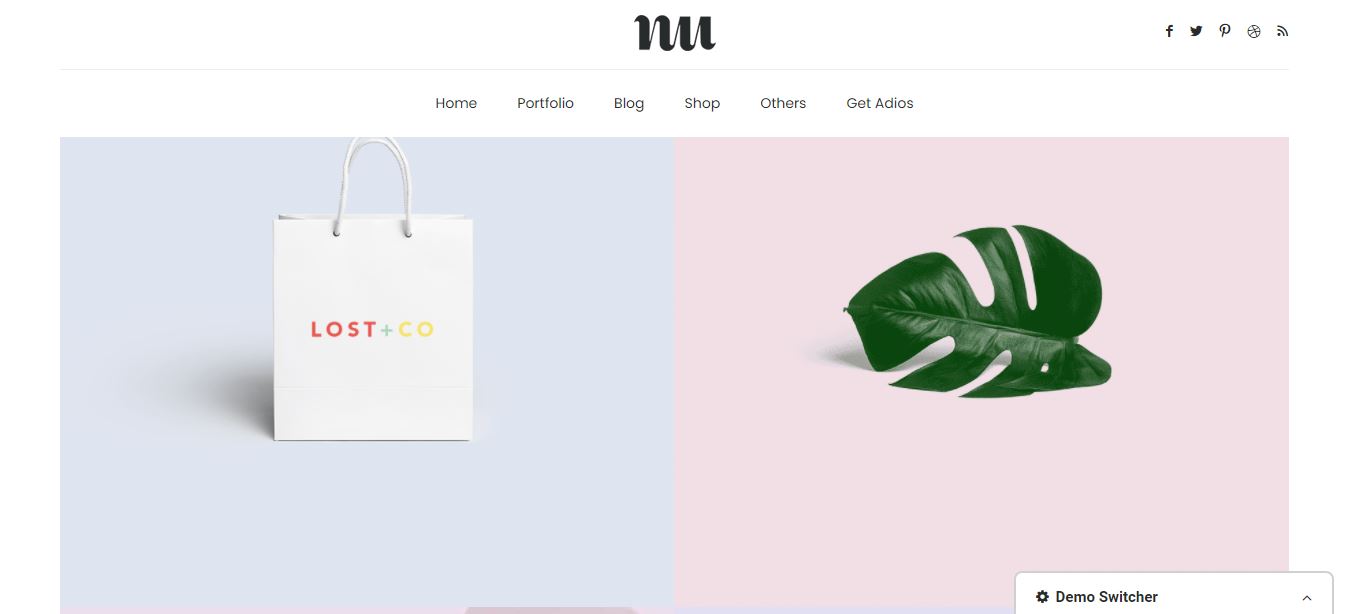 TOP +30 Best WordPress Portfolio Themes 37 adios wordpress portfolio themes