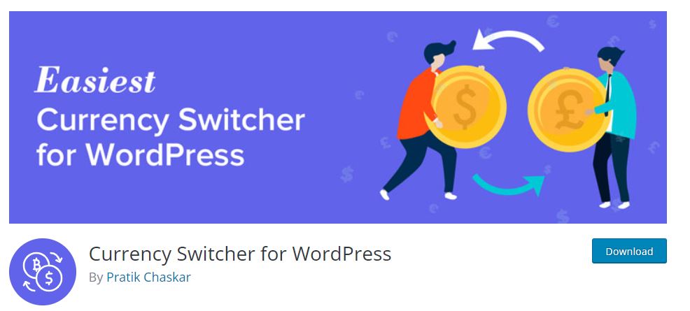 Currency Switcher for WordPress