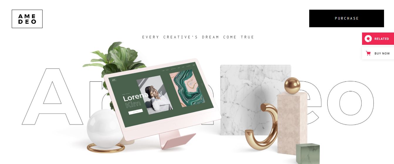 TOP +30 Best WordPress Portfolio Themes 45 amedeo