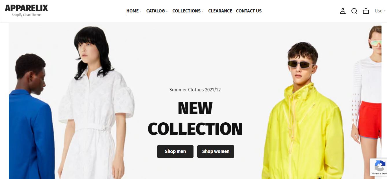 TOP 20 Best Free Shopify Themes for Online Store 27 apparelix free shopify themes download