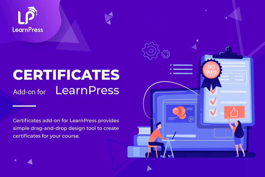 Certificates Add-on for LearnPress 17 certificates preview