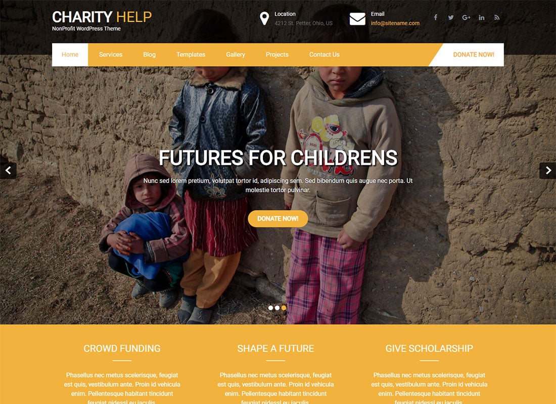 8+ Best Free Church WordPress Themes 14 charity help lite no 1 religion wordpress theme