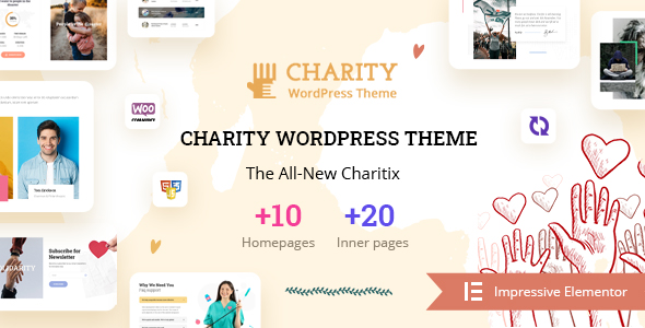 Charity WordPress Theme: Charitix From ThimPress 2 charity wordpress theme