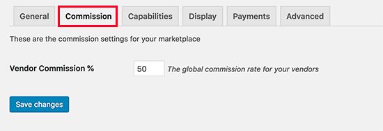How to Create an Online Marketplace Using WordPress: Beginner’s Guide 19 Commission Settings