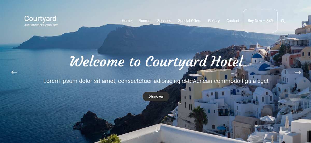 Top 30 Travel WordPress Themes (Expert-Picked) 58 Courtyard