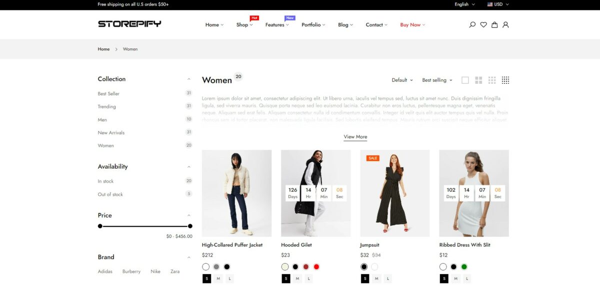 Storepify v1.3.6 Update 8 description view top