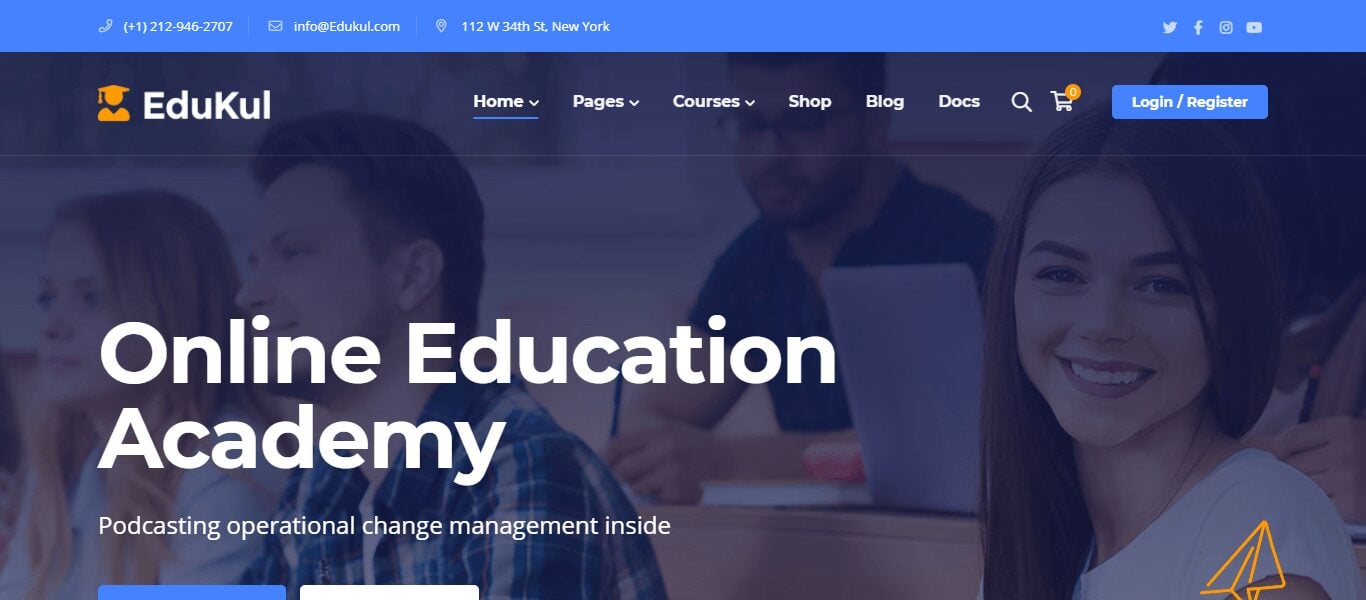Learning Management System - Best LMS WordPress Themes 22 edukul wordpress theme