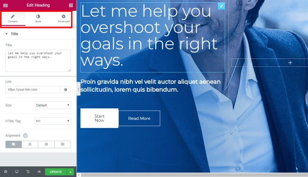 Divi vs Elementor: Combat For No.1 Effective Page Builder Title 17 elementor interface image.