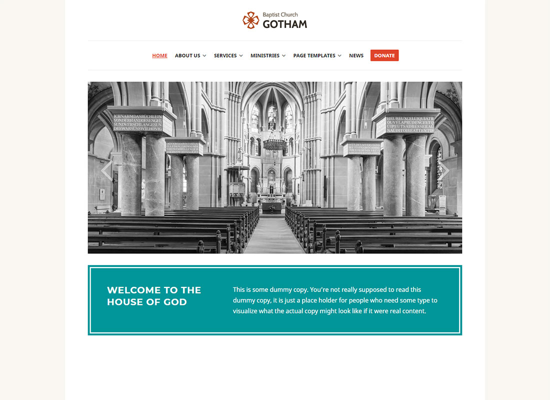 8+ Best Free Church WordPress Themes 16 endurance
