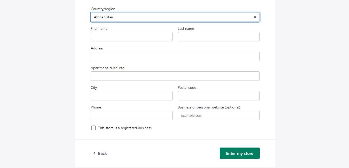 How to create an Online Store with Shopify? 27 enter my store create an online store with shopify