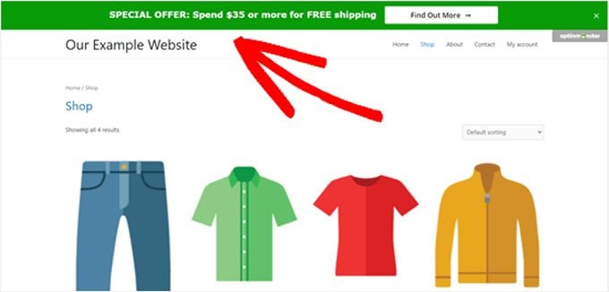 Best Free WooCommerce Plugins for Your Online Store 18 Floating Header or Footer Bars