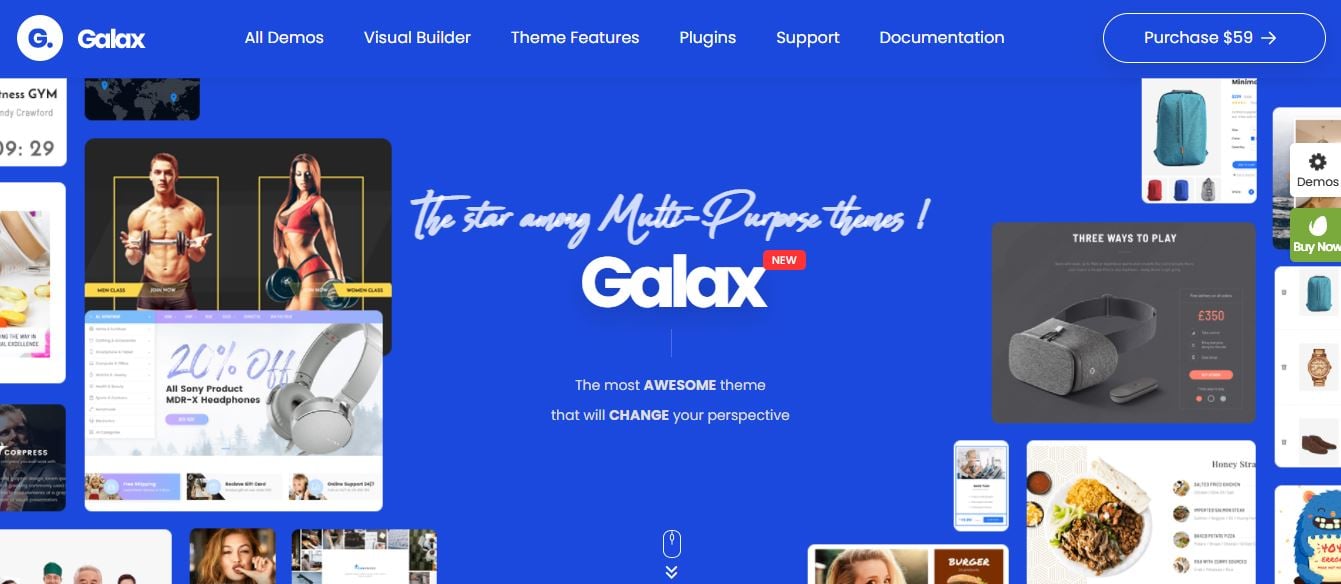 8+ Best WordPress Mobile Themes 10 galax wordpress mobile theme