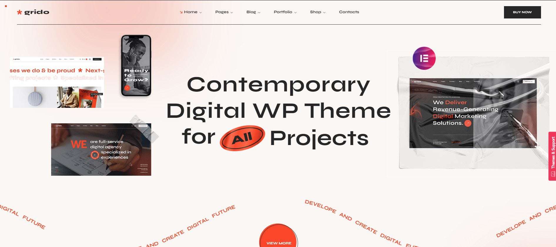 The 20 Best Responsive WordPress Themes 37 grido an elegant theme in the best responsive wordpress themes