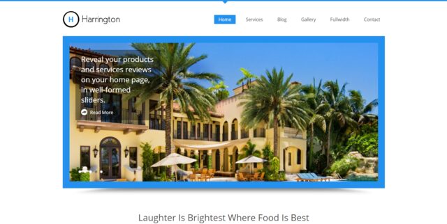 Best Modern Luxury Restaurant WordPress Themes 10 harrinton-wp-theme