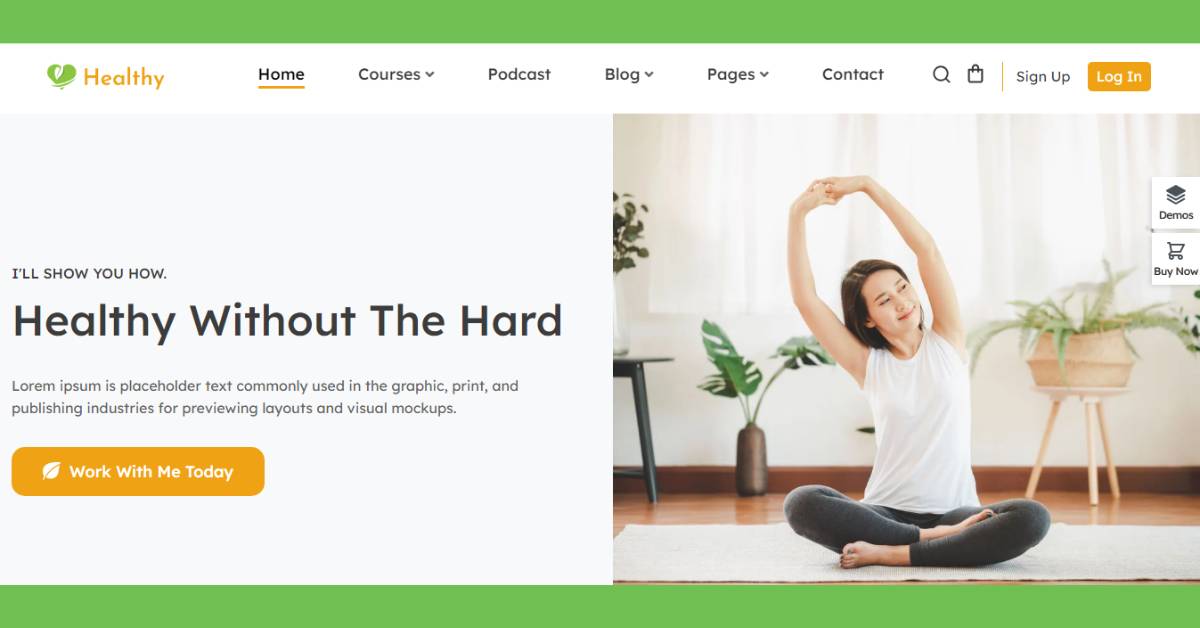 Infinite Scroll and Load More: First-Time Appearance in Eduma & Coaching 8 Design of the Healthy Coaching