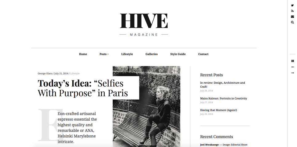 20+ Best WordPress Newspaper Themes 33 hive magazine wordpress newspaper theme