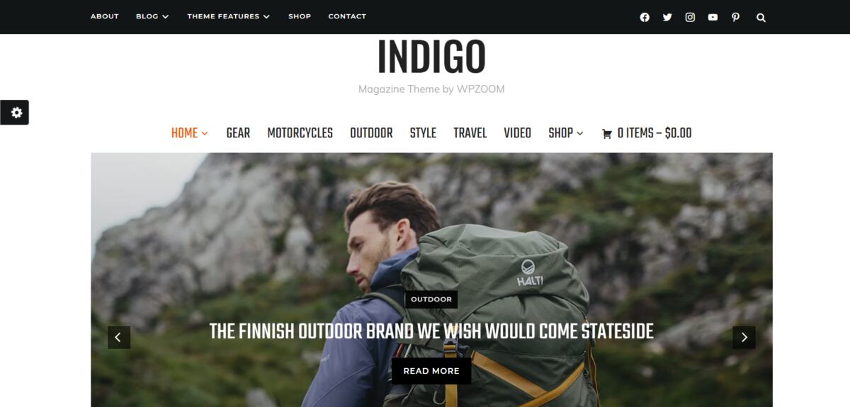 20+ Best WordPress Newspaper Themes 35 Indigo WordPress Theme