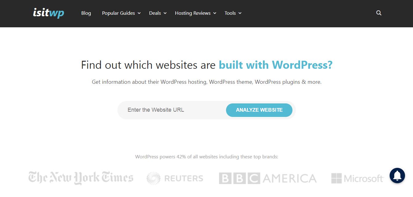 WordPress Theme Detector: The Best Collection 10 isitwp free detecting toolbox