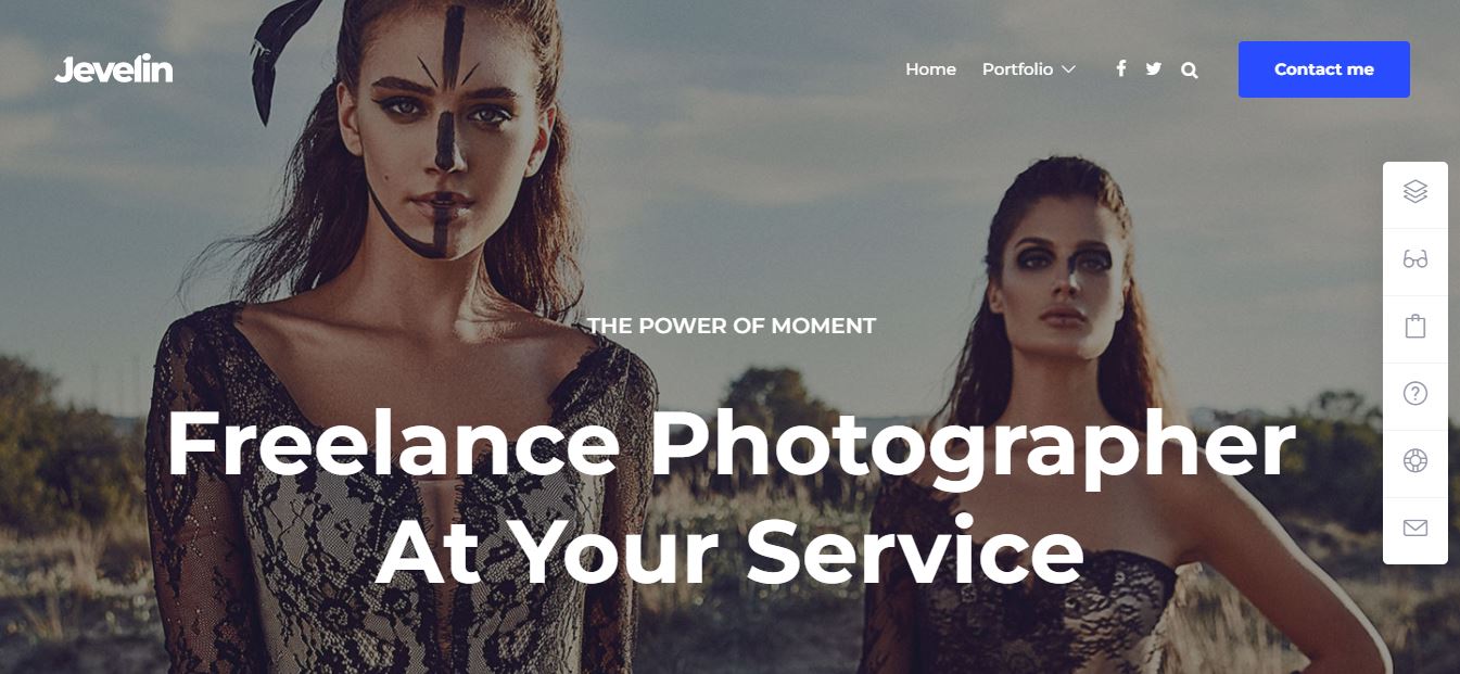 TOP +30 Best WordPress Portfolio Themes 35 jevelin wordpress portfolio themes