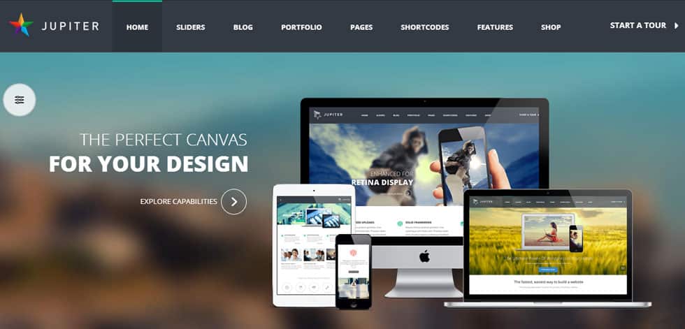 7 Treasures In The Most Popular WordPress Theme Ocean 14 jupiter a submarine for your website