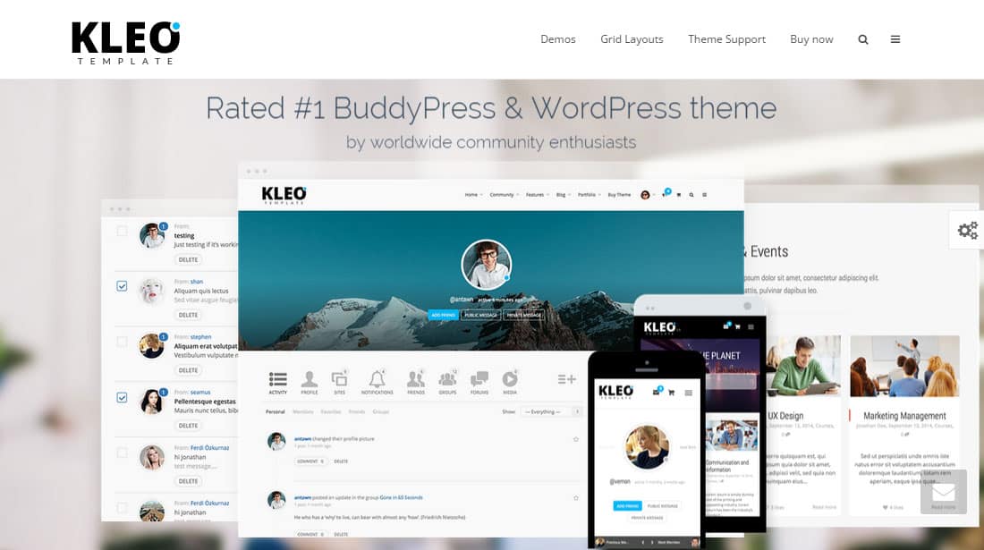 11 Best eLearning WordPress Themes 17 KLEO eLearning Theme WordPress