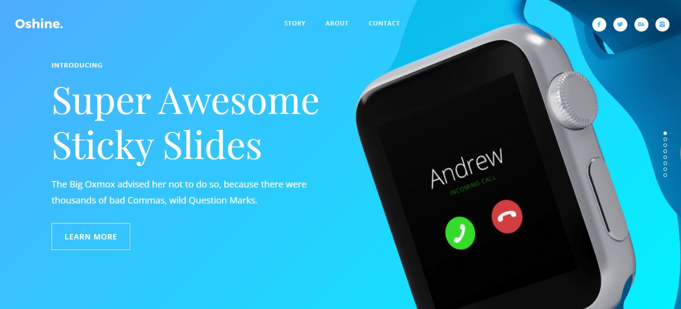TOP +30 Best WordPress Portfolio Themes 42 oshine wordpress portfolio themes