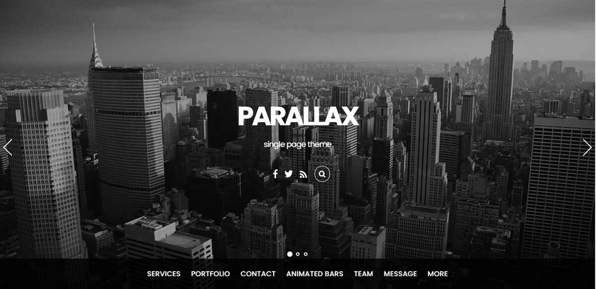 8+ Best One Page WordPress Themes 15 Parallax