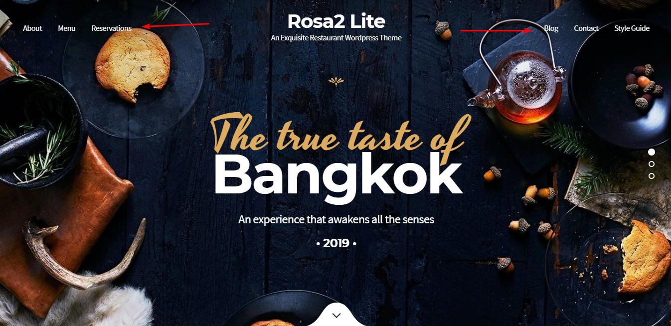 10+ Charming Themes for Restaurants 19 rosa 2 an update version for a restaurant wordpress theme free