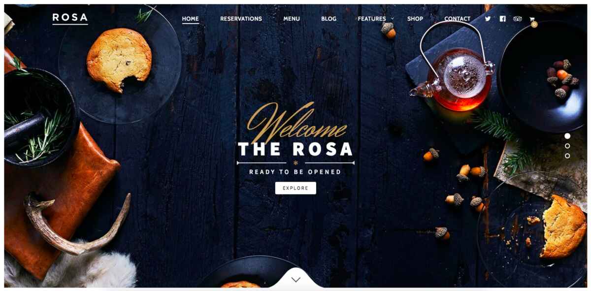 Top 10 Best Restaurant WordPress Themes For Websites 20 Rosa