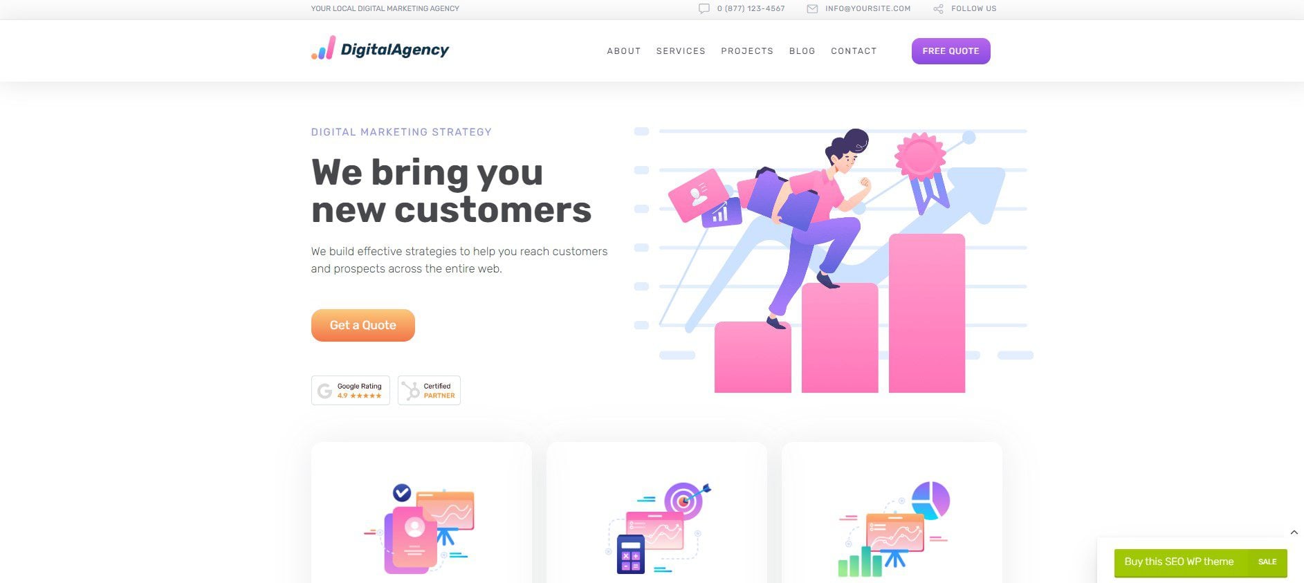 Best SEO WordPress Theme: Top 12 The "Fourth Apples" 21 seowp - the powerful candidate to be the best seo wordpress theme