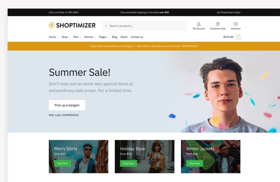 eCommerce WordPress Themes: Perfect Solution For COVID-19 6 shoptimizer wordpress themes