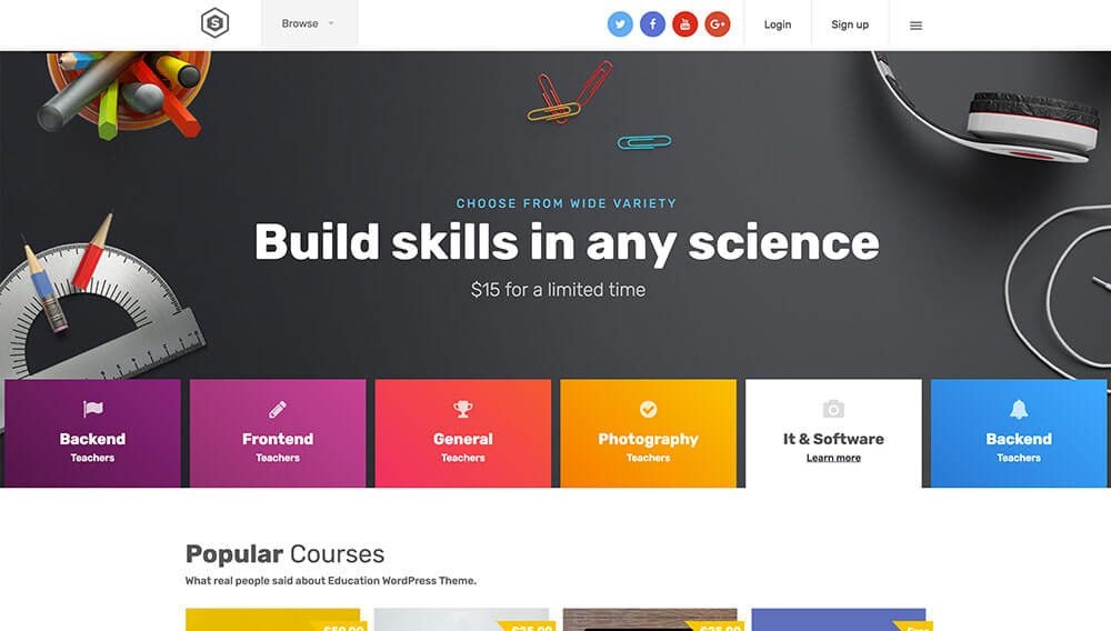11 Best eLearning WordPress Themes 18 Skilled eLearning Platform WordPress Theme