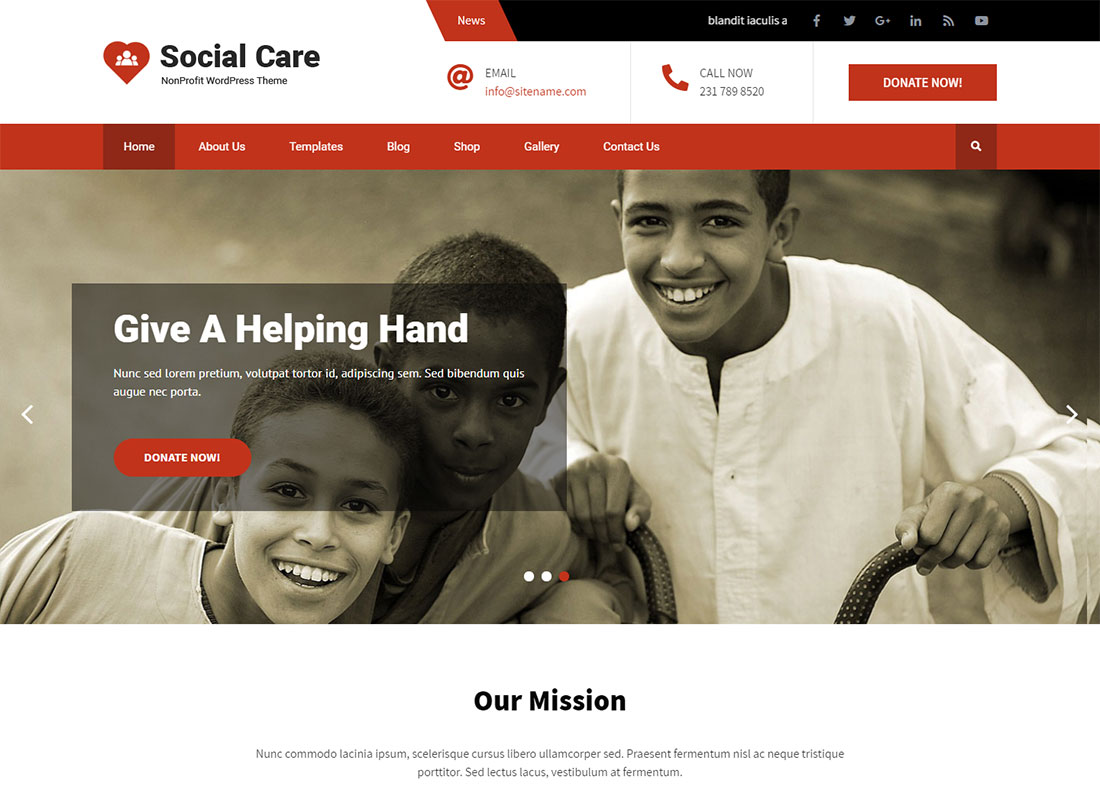 8+ Best Free Church WordPress Themes 15 social care lite the fetish theme for church wordpress