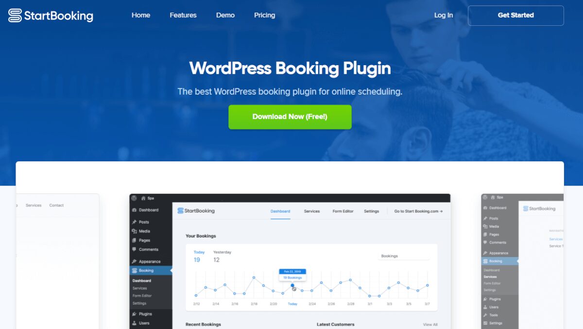 Top Free & Paid WordPress Booking Plugin Review 24 startbooking wordpress booking plugin