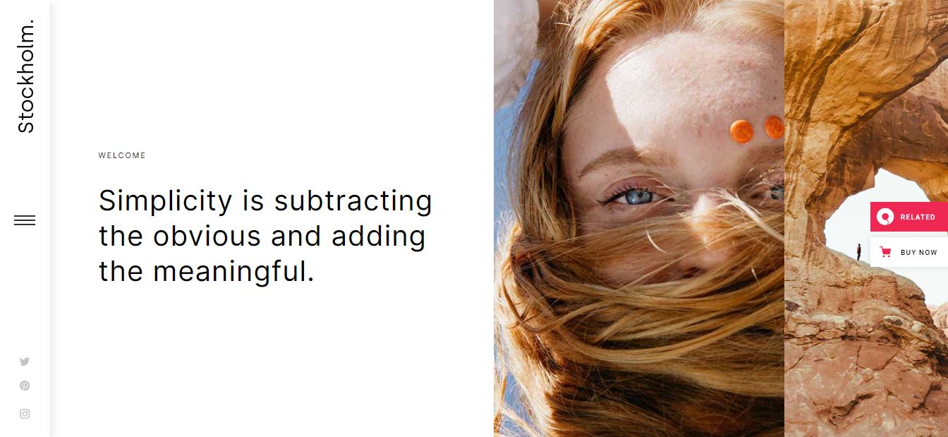 TOP +30 Best WordPress Portfolio Themes 43 stockholm wordpress portfolio themes