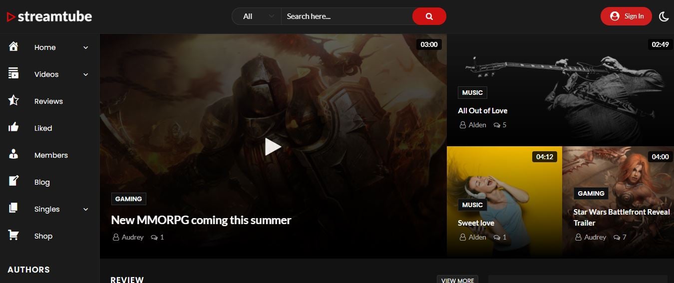 8+ Best WordPress Video Themes 14 streamtube
