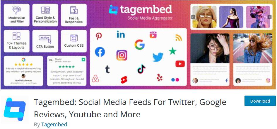 Top 8 Incredible Social Media Plugins For Wordpress 11 Tagembed