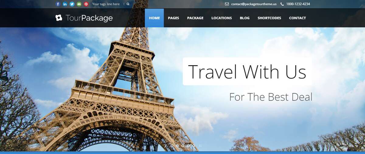 Top 30 Travel WordPress Themes (Expert-Picked) 45 Tour Package