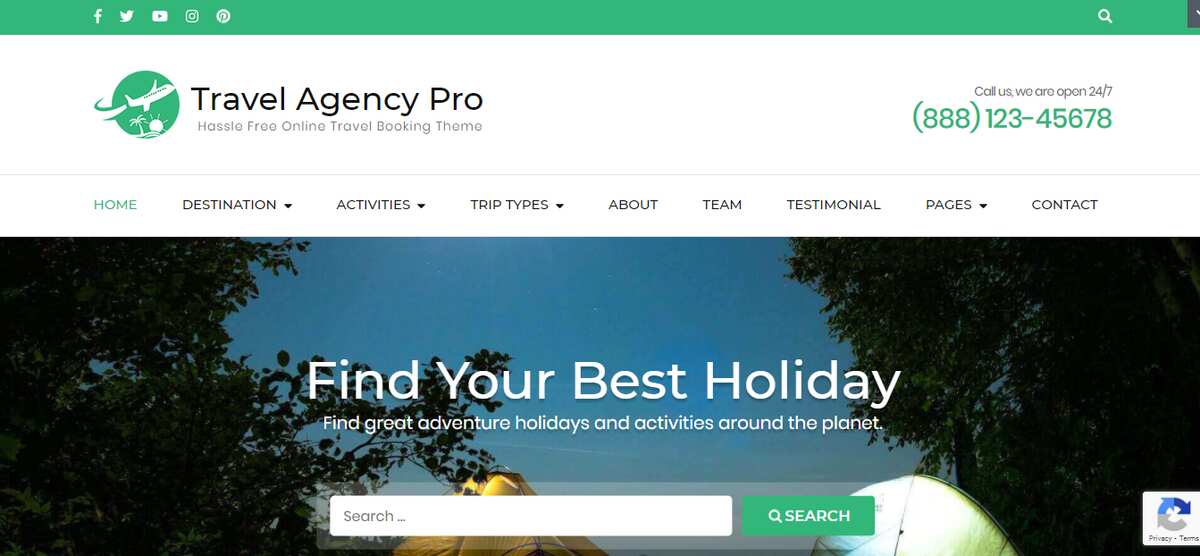 Top 30 Travel WordPress Themes (Expert-Picked) 56 Travel Agency