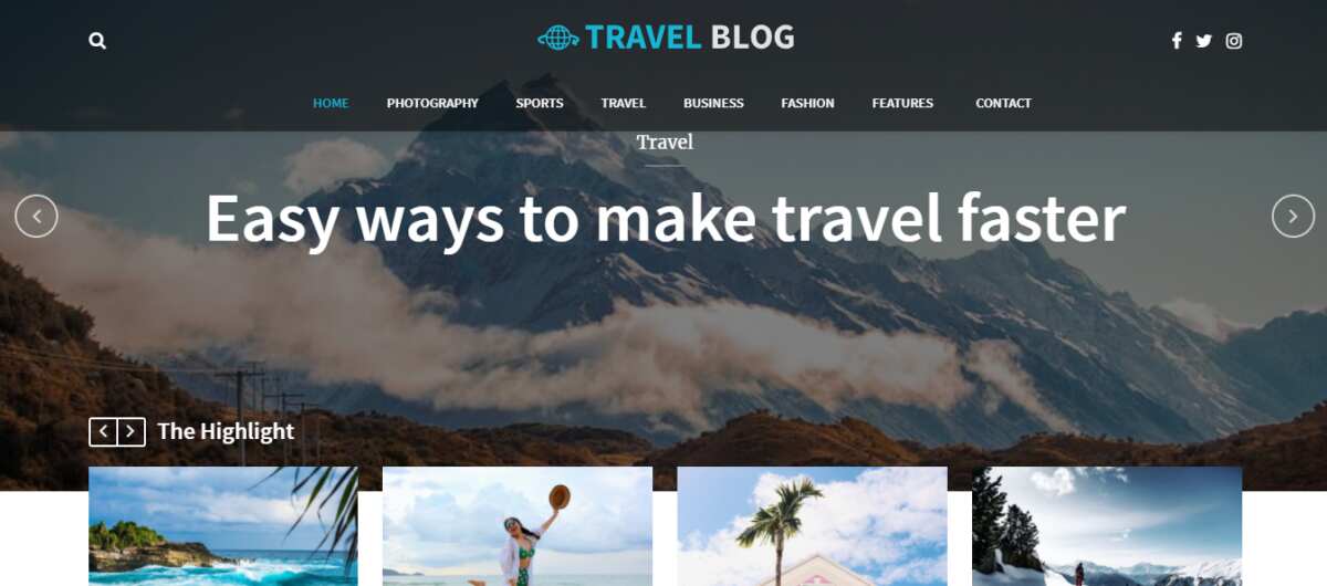 Best WordPress Themes for Blogs (Free & Paid) 7 Travel Blog Themes