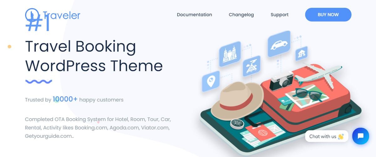Top 30 Travel WordPress Themes (Expert-Picked) 35 Traveler Theme