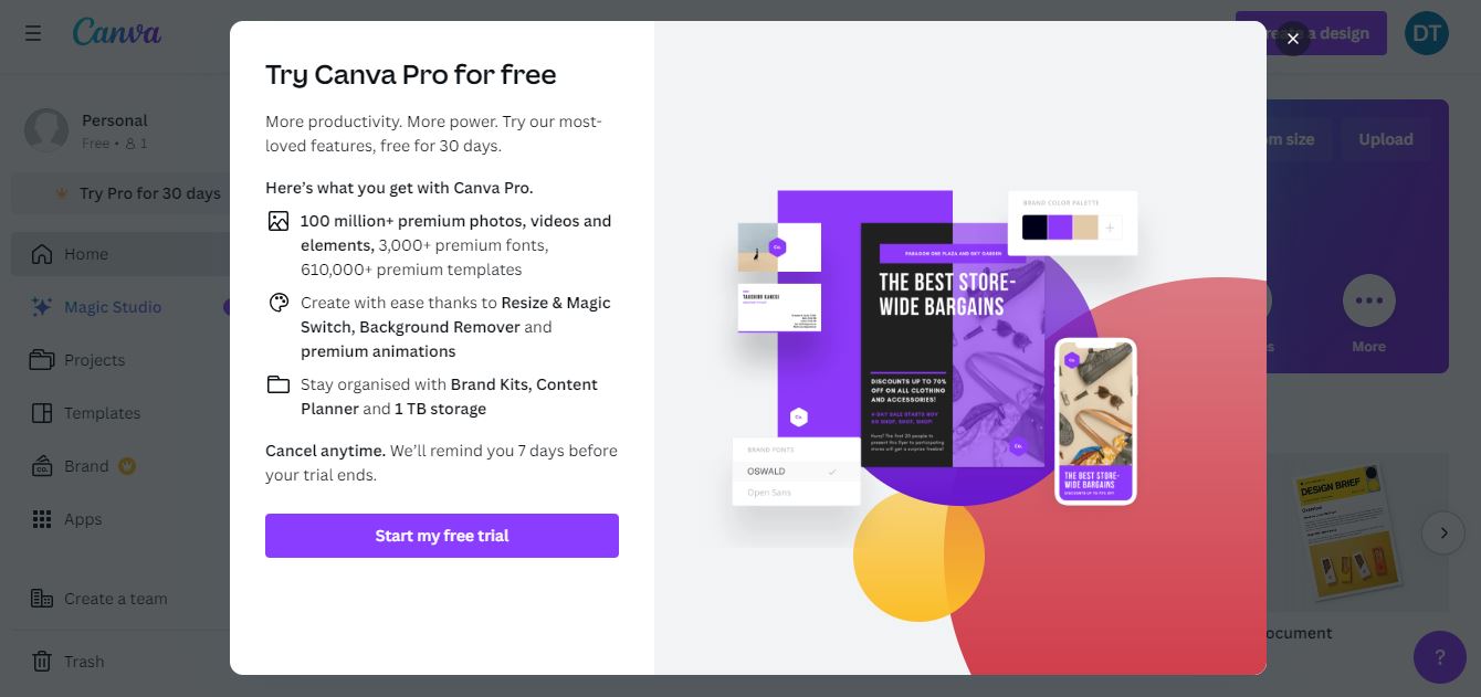 How Much Is Canva Pro? Canva Pro Pricing Explained 8 Try Canva Pro For Free