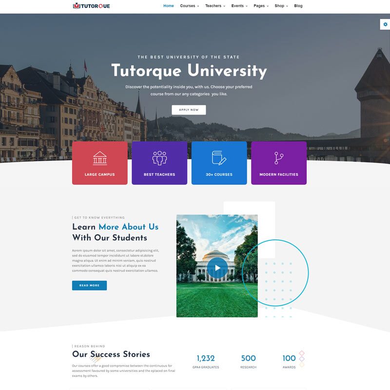 10+ Best Choices of Online Education WordPress Theme 18 tutorque