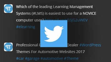 Education Pack: #1 Free Education WordPress Theme 8 twitter