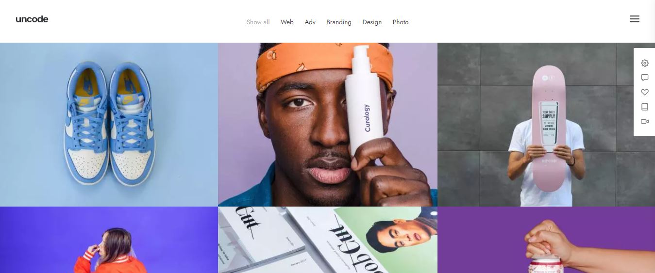 Best WordPress Photography Theme 6 uncode wordpress portfolio themes