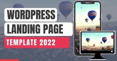 WordPress Landing Page Template: 20 New Masterpieces 16 wordpress landing page template