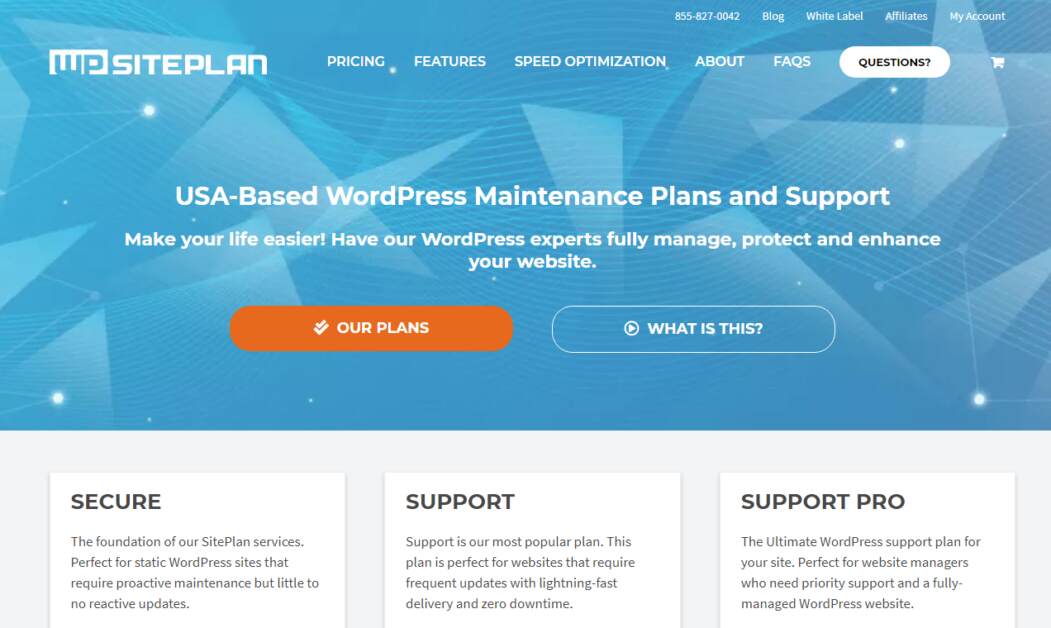 Best WordPress Maintenance Service Collection 12 WP Siteplan