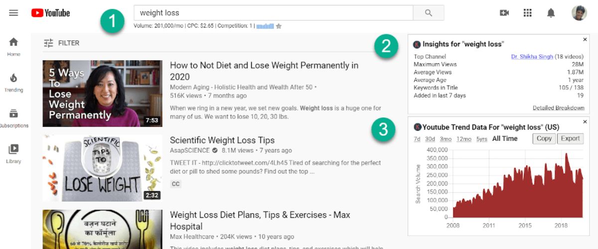 10+ Best Youtube SEO Tools (Handpicked & Compared) 19 YouTube SEO Tool: Keyword Everywhere